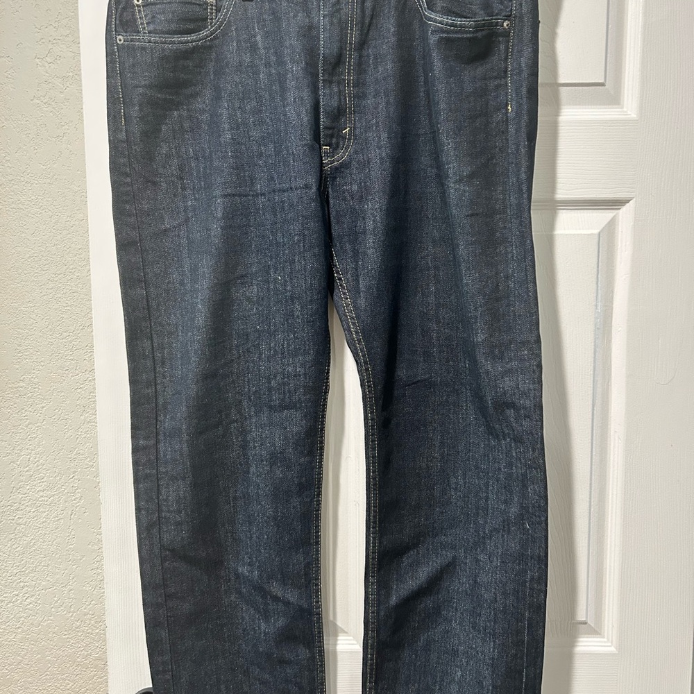 Levi's 505 Dark Blue Straight Jeans